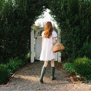 LAKE Pajamas Garden Dress with Green Trim